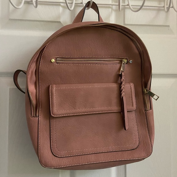 GAP - Pink Leather Backpack - Picture 2 of 5